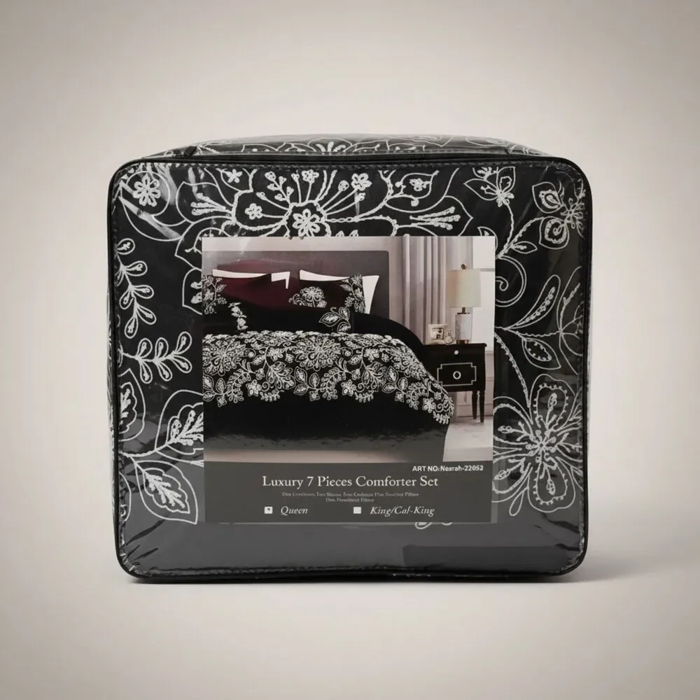 Luxury Queen 7 Piece Comforter set